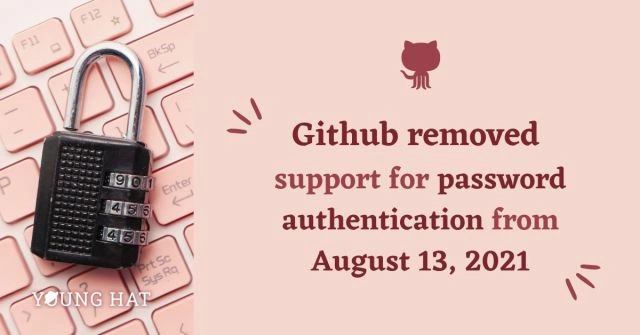 Github now requires personal token instead of password for git operations